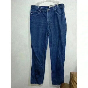 Carhartt Jeans Mens 34x36 Blue Denim FR Jeans Flame Resistant Pants Cat 2 Used
